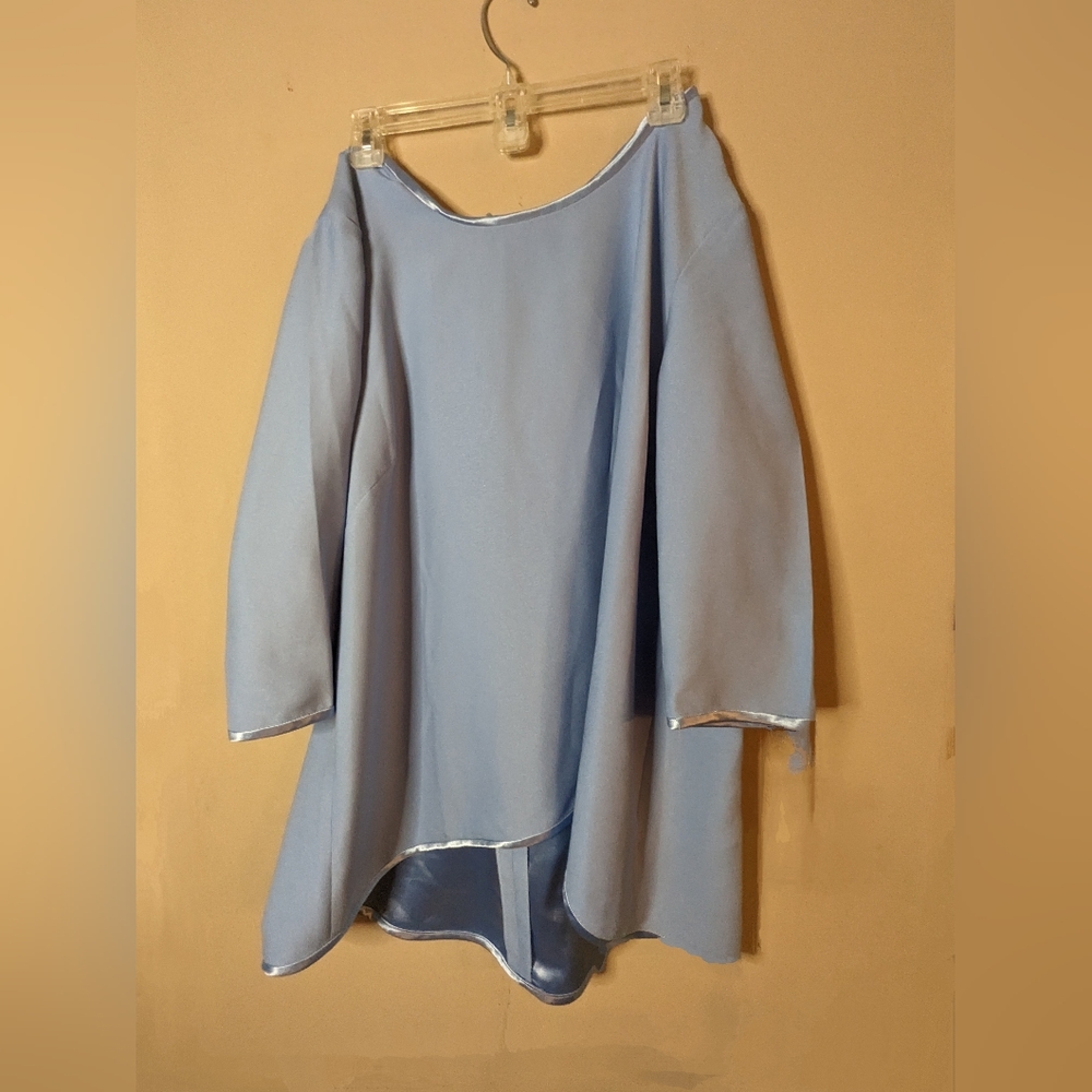 Light blue handmade top